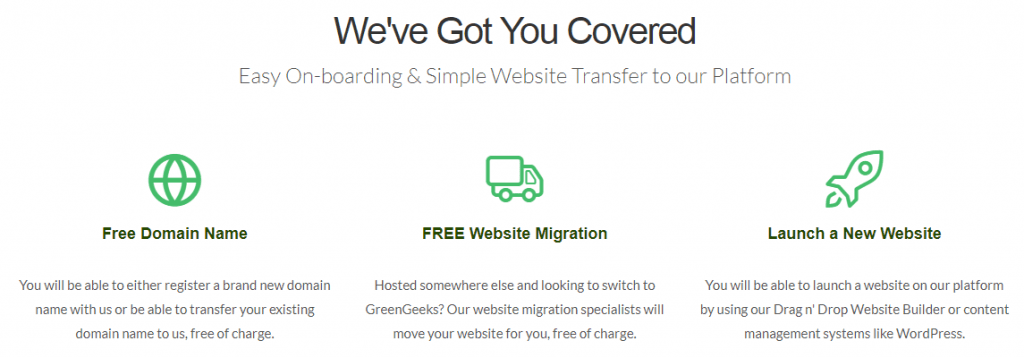 GreenGeeks Onboarding and Migration