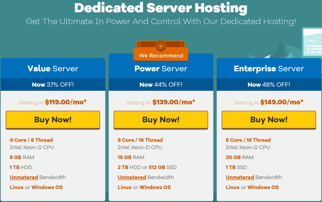 HostGator Dedicated Server Hosting
