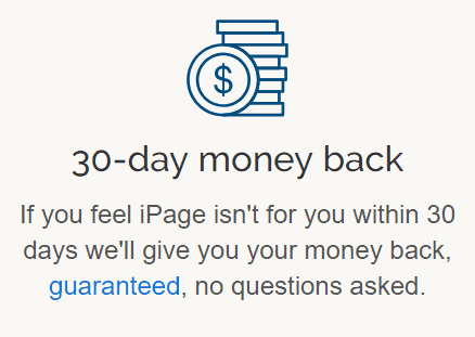 iPage money back guarantee