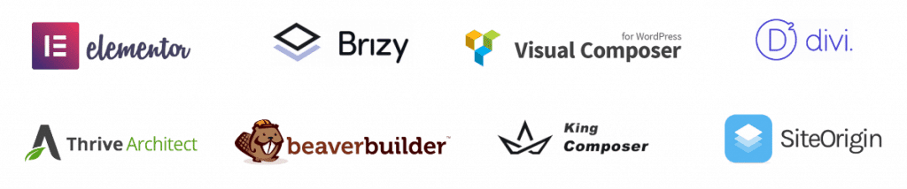 OceanWP Supported Builders