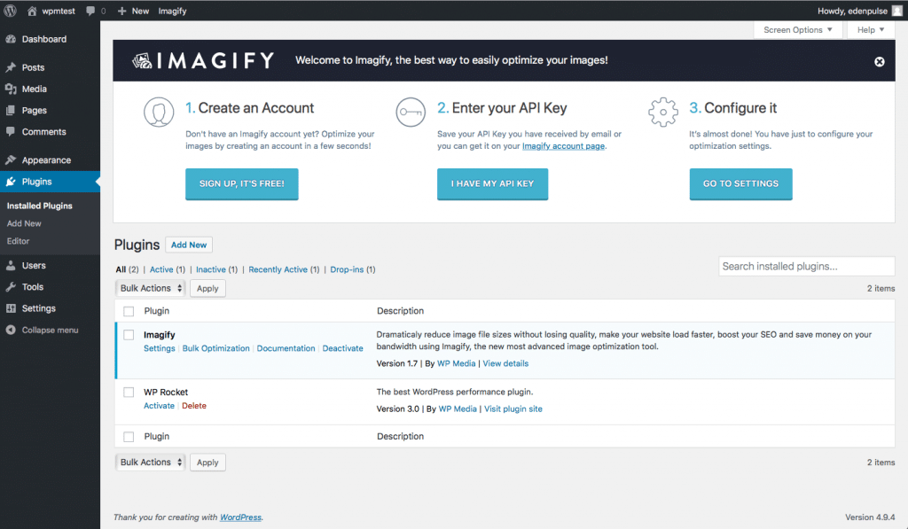 Imagify Onboard